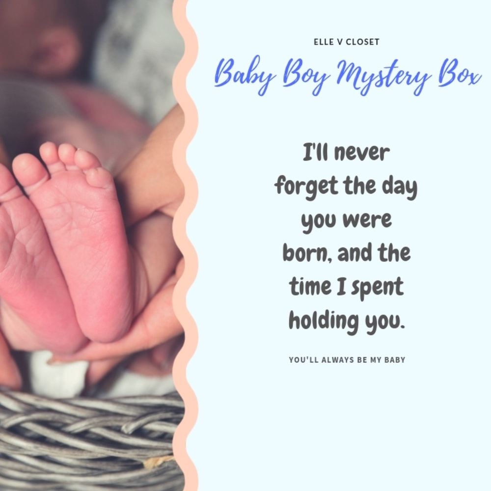 ALL OFFERS ACCEPTED! Baby Boy Mystery Box